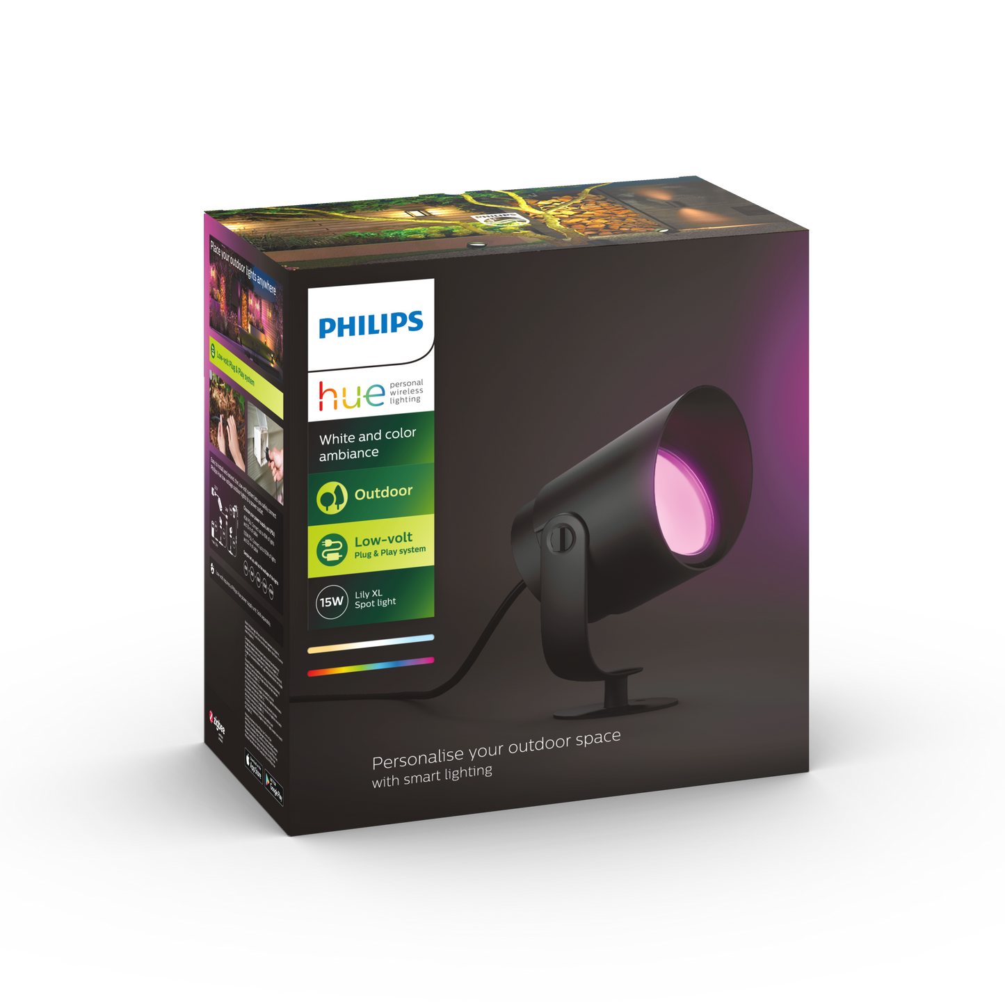 Lily Xl spot fra Philips Hue - Bestil online hos lampeexperten