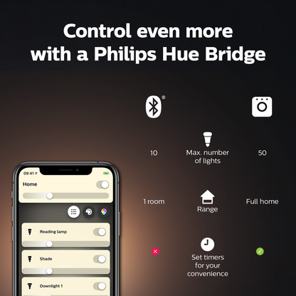 Philips Hue Hue Filament E27 Globepære m. Bluetooth