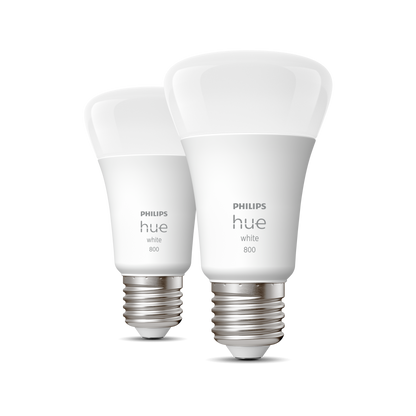 Philips Hue - Hue White E27 Ljuskälla med Bluetooth 2-pack