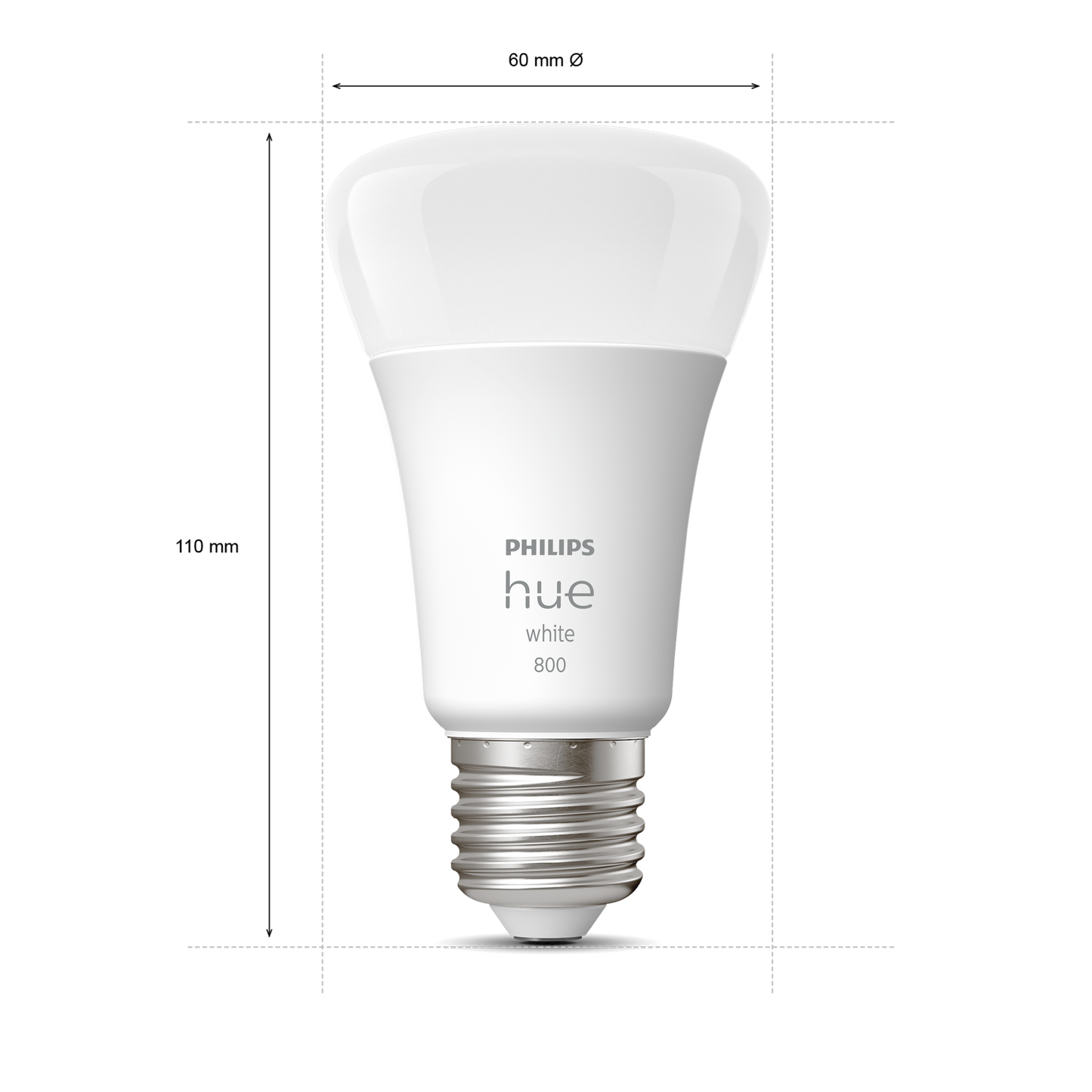 Philips Hue - Hue White E27 Ljuskälla med Bluetooth 2-pack