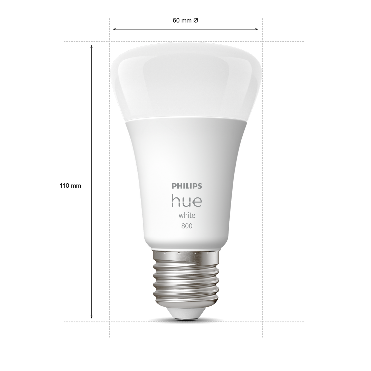 Philips Hue - Vit 9W A60 E27 EU 4Pak