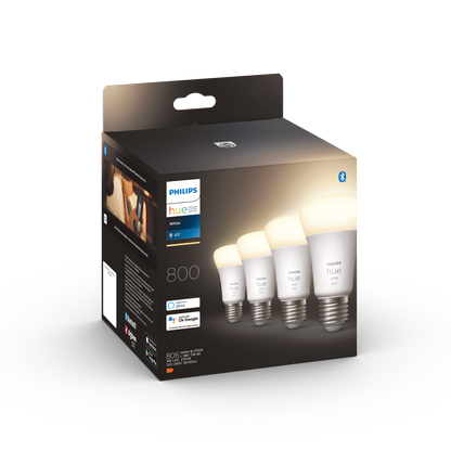 Philips Hue - White 9W A60 E27 EU 4Pak