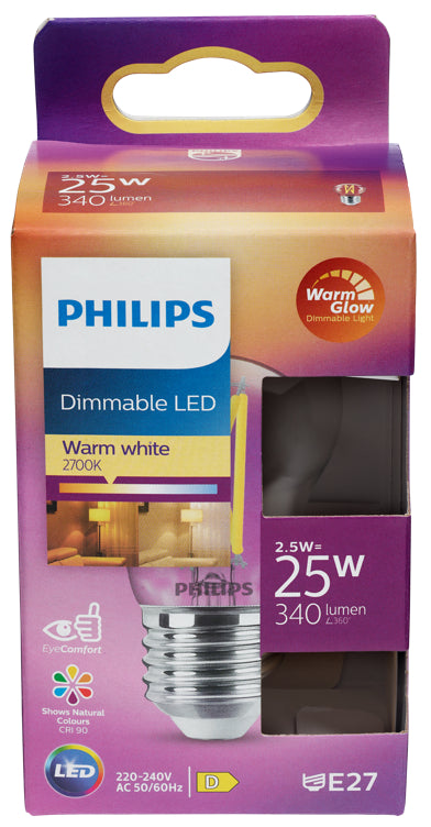 LED classic 25W P45 E27 FR WGD