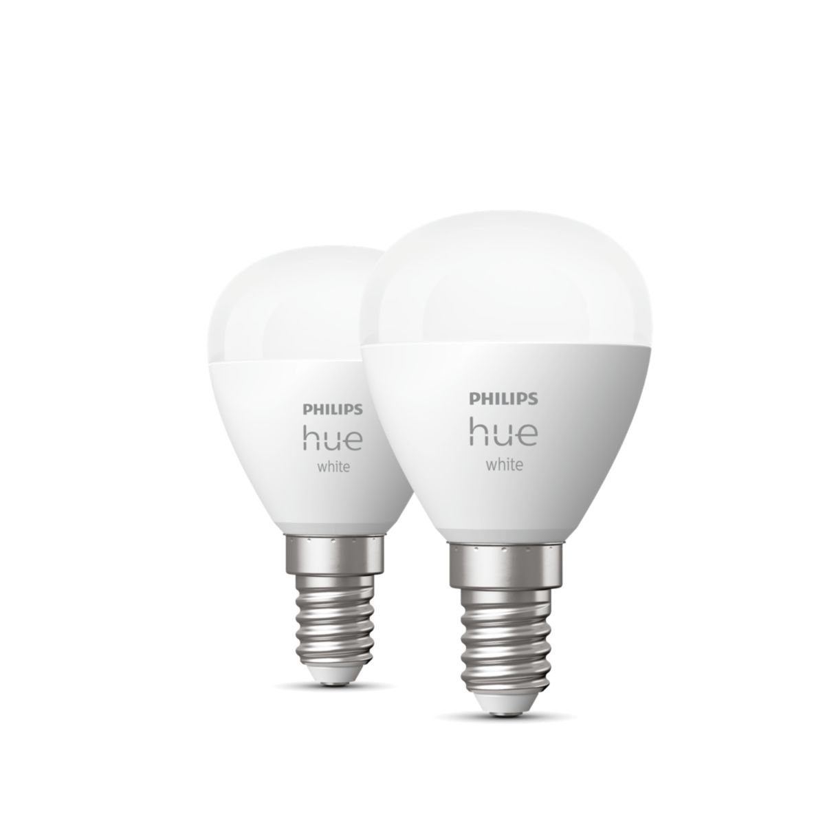 Philips Hue - Hue White E14 Crown glödlampa 2-pack