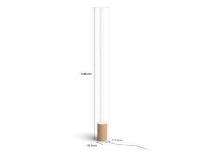 Philips hue Gradient Signe gulvlampe - Træ