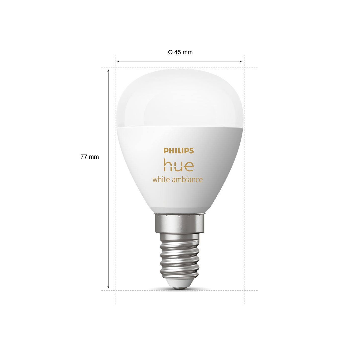 Philips Hue - Vit ambiance Crown-lampa - E14 - 1 st