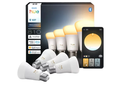 Philips HueWA 810 A60 E27 4-pak