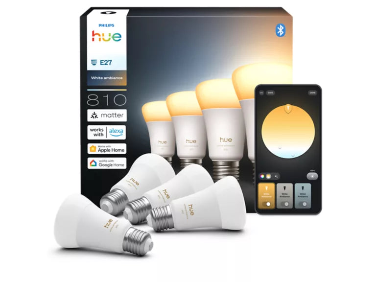 Philips HueWA 810 A60 E27 4-pak