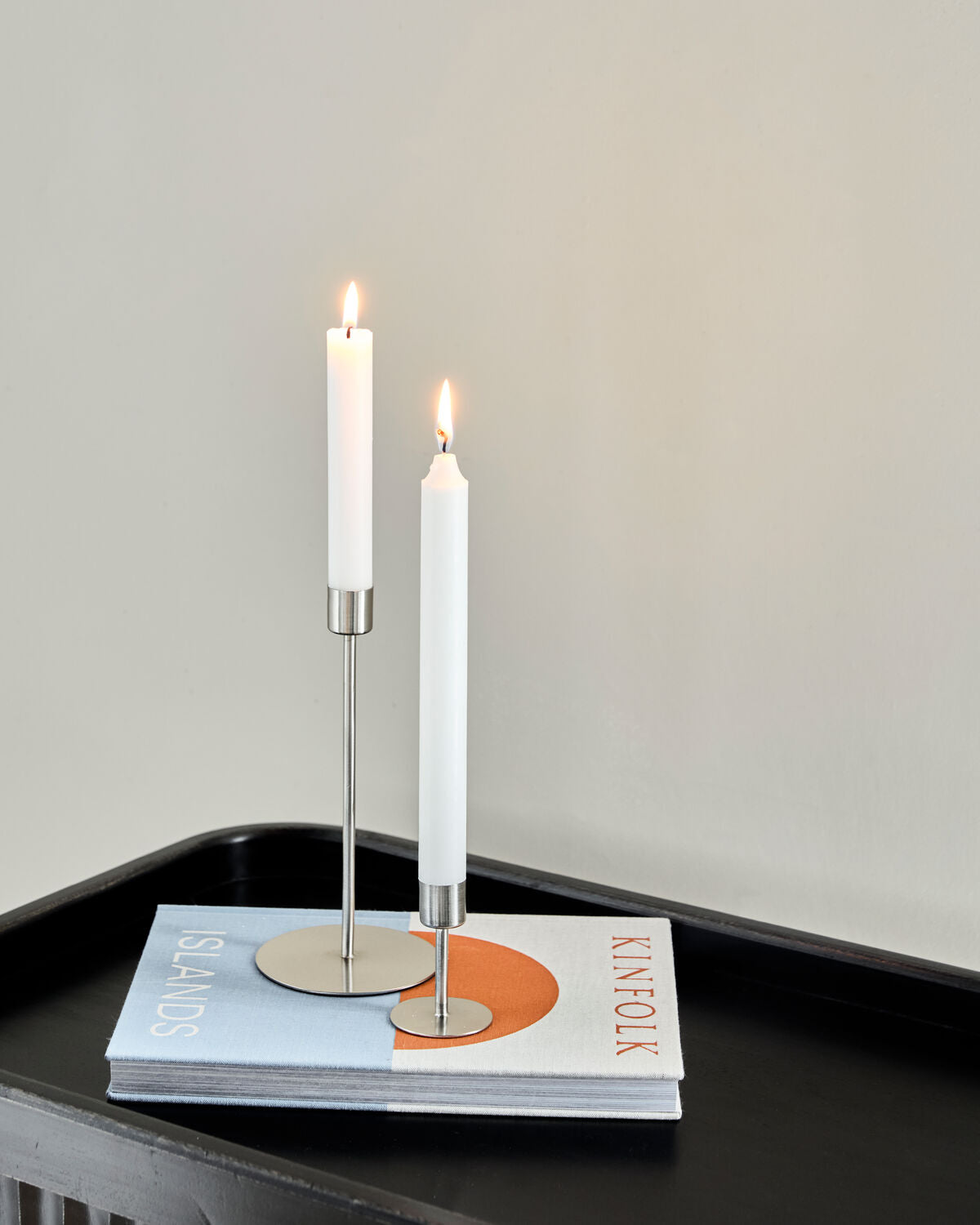House Doctor Lysestage, Anit, Sølv finish – H7 cm