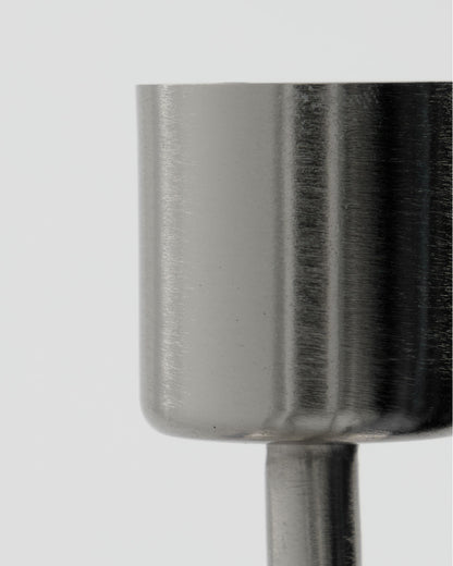 House Doctor Lysestage, Anit, Sølv finish – H20 cm