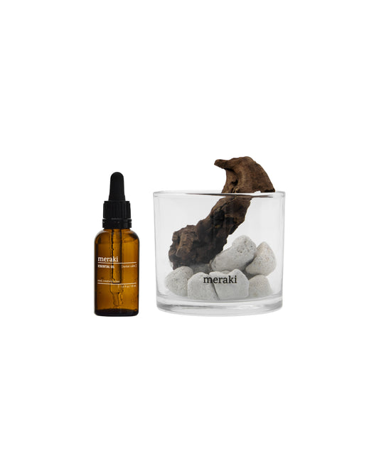 Meraki Diffuser, MKLavastone & wood - Herbal calm, 30 ml