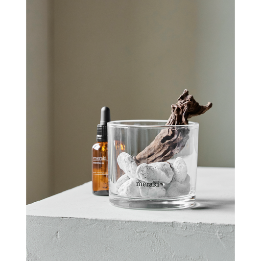 Meraki Diffuser, MKLavastone & wood - Herbal calm, 30 ml