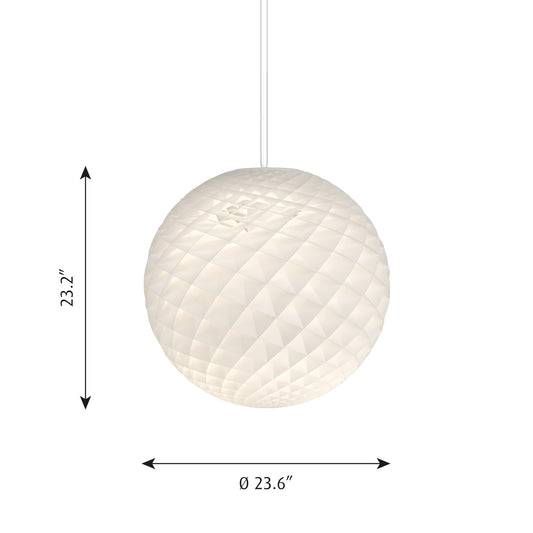 Louis Poulsen Patera Pendel Ø450 - Hvid