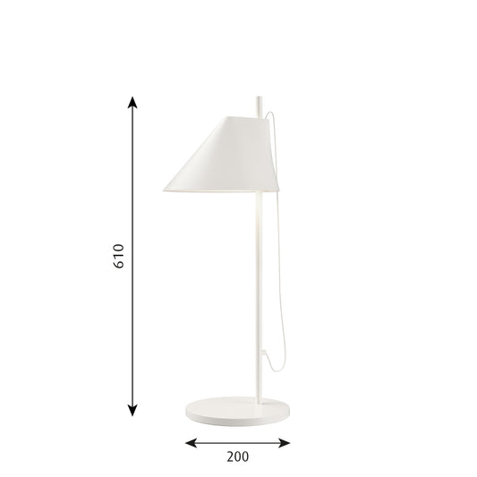 Louis Poulsen - YUH Bordlampe - Hvid
