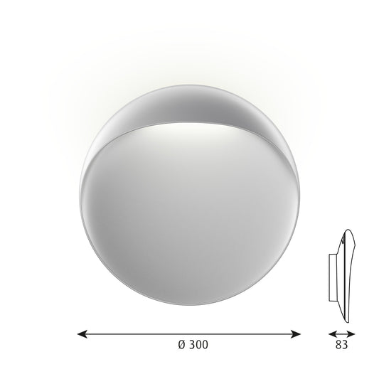 Louis Poulsen Flindt Væglampe LED - Aluminium Ø30
