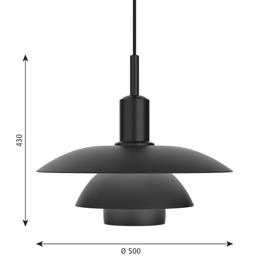 Louis Poulsen PH 5/5 Pendel - Metal Sort