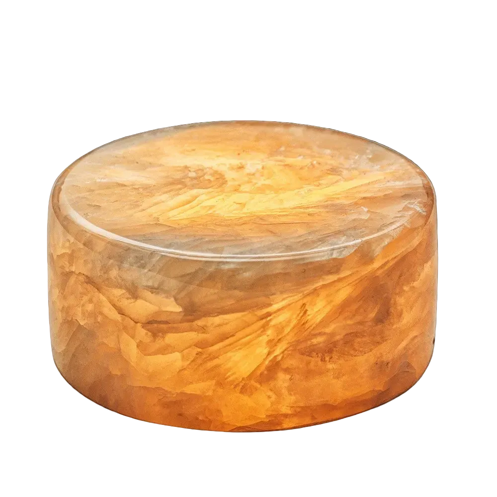 Unison Marble Beige blank ægte marmor med lys - small