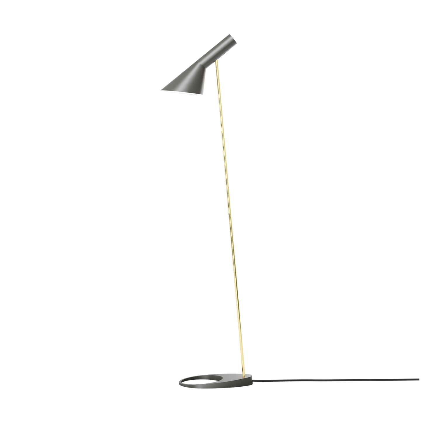 Louis Poulsen AJ Gulvlampe Brass/Warm Grey