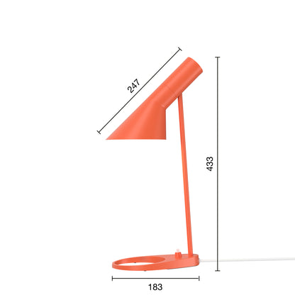 Louis Poulsen AJ Mini Bordlampe - Electric Orange