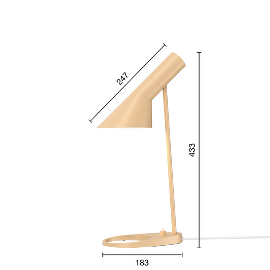 Louis Poulsen - AJ Mini Bordlampe - Warm Sand