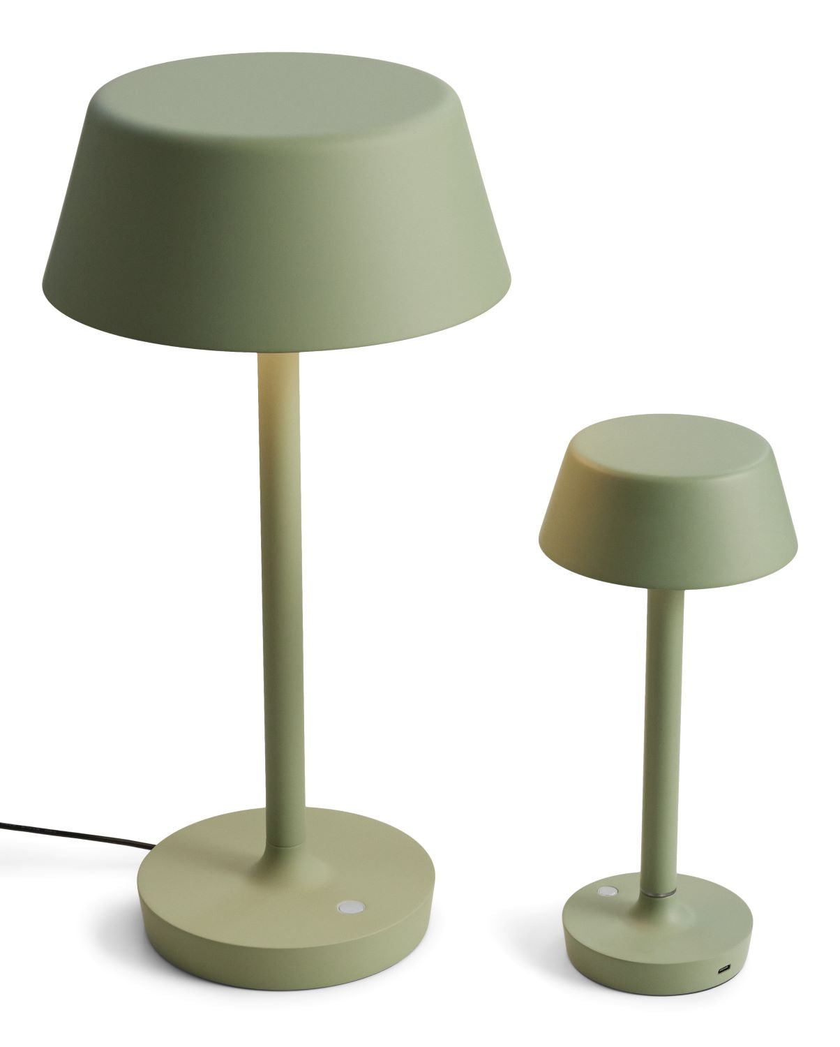 genopladelig bordlampe