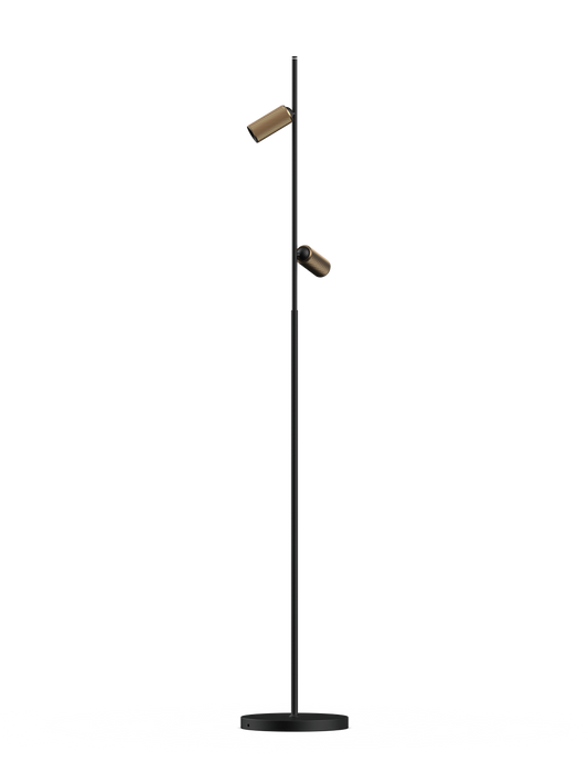 Antidark decor gulvlampe F2 sort/messing
