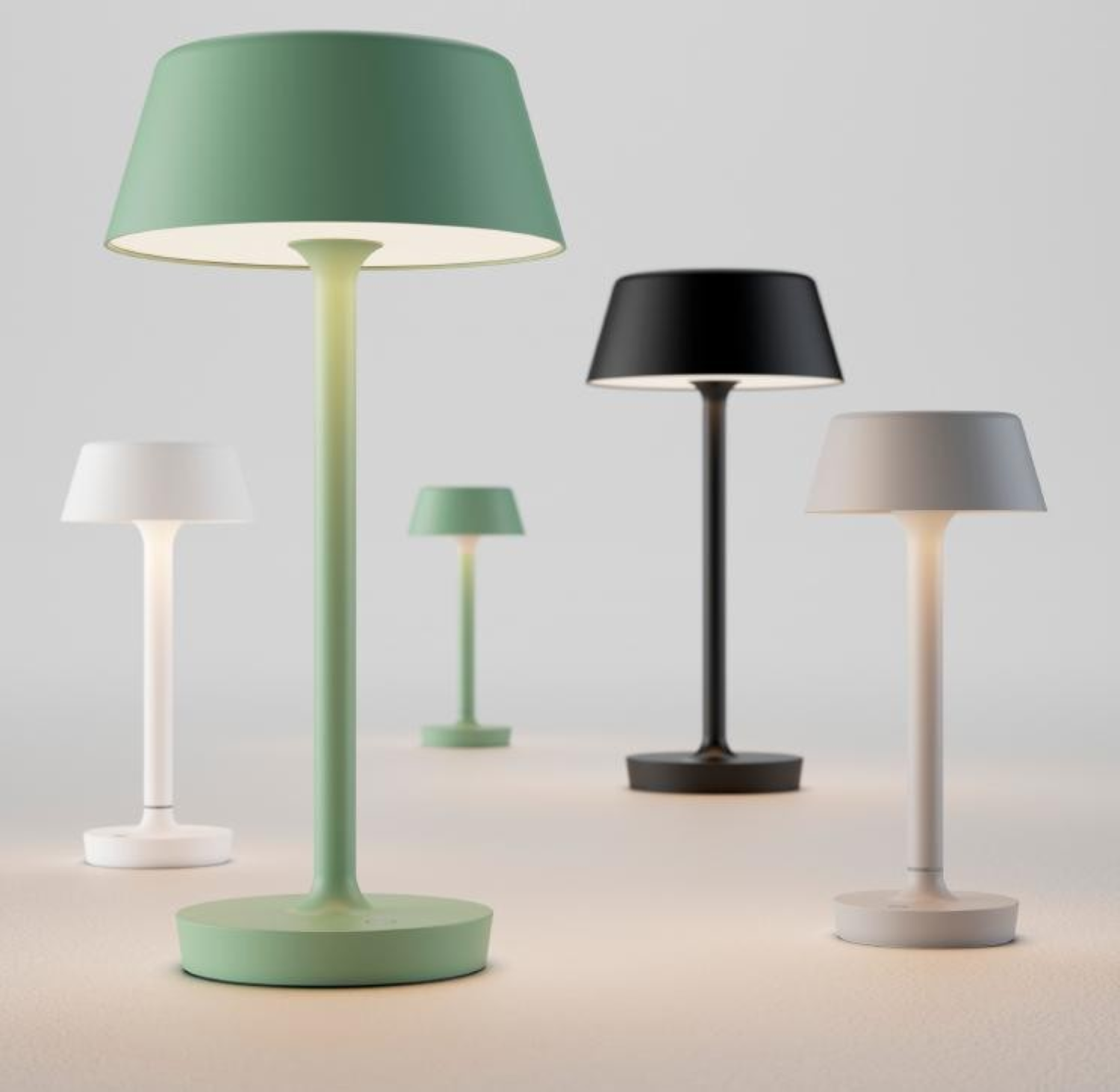 genopladelig lampe