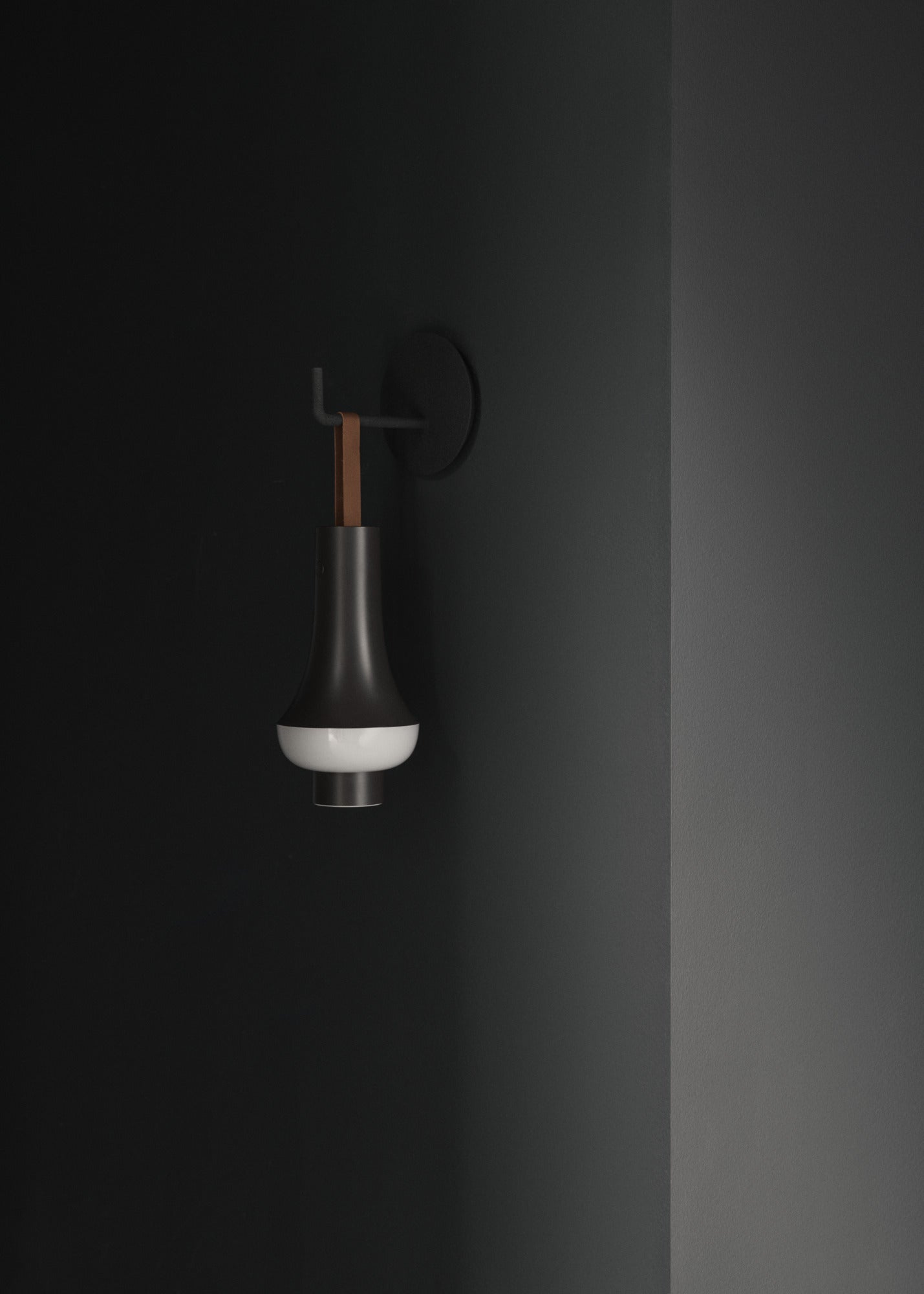 Louis Poulsen Tomoshi portable bordlampe - Mørk brun