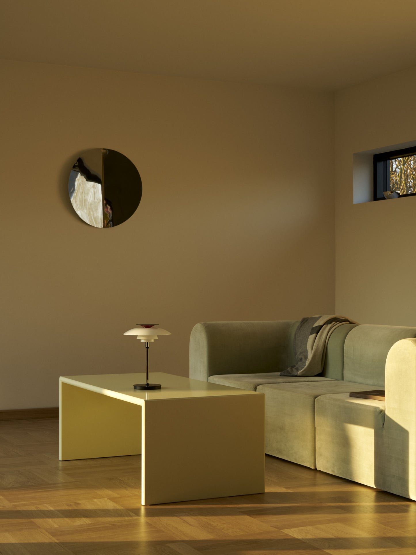 Louis Poulsen PH 80 Portable Lampe Opal White/High Lustre Chrome Plated