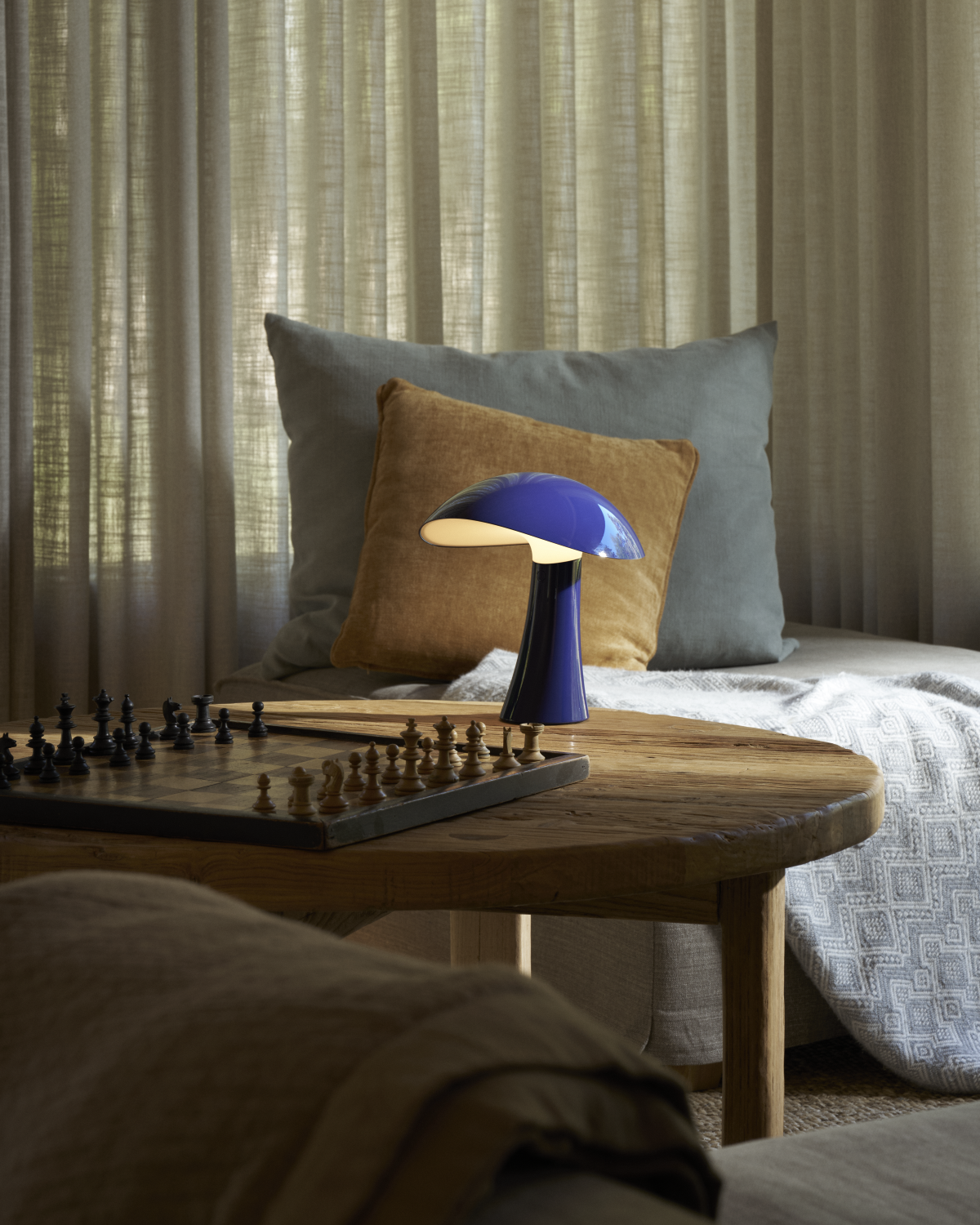 Louis Poulsen Rumee 220 Portable Lampe Night Blue Ø 220
