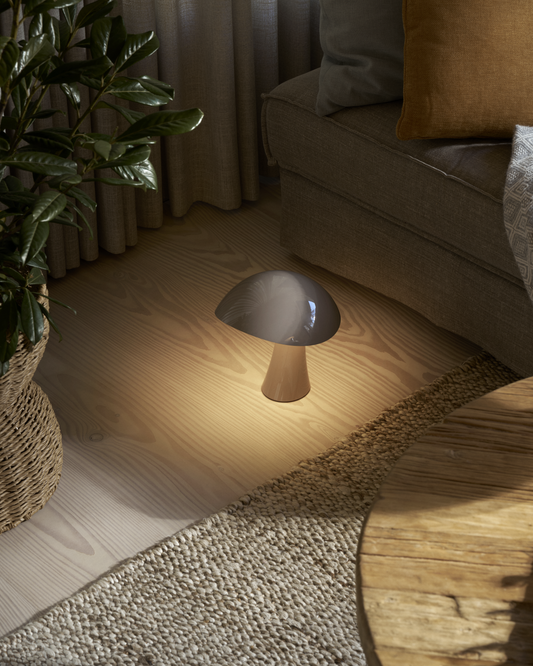 Louis Poulsen Rumee Genopladelig Bordlampe Ø220 - Grå