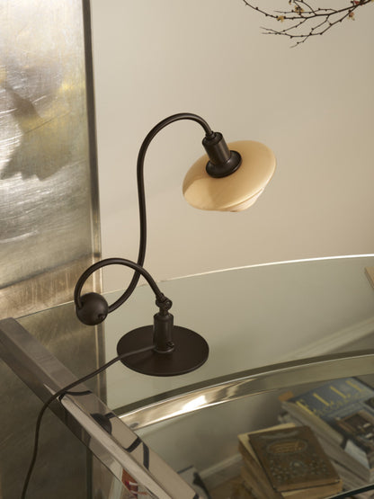 Louis Poulsen PH 1/1 Piano bordlampe i Dusty Terracotta