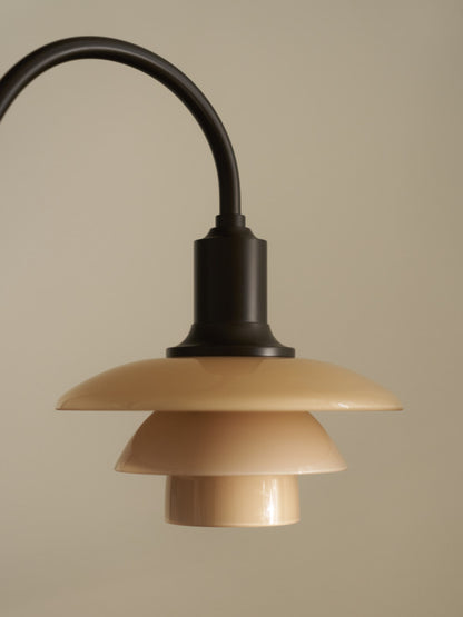 Mundblæste Dusty Terracotta opalglasskærme
