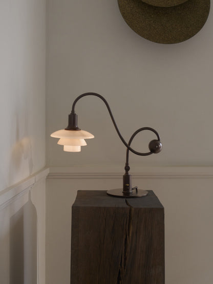PH 1/1 Piano bordlampe set fra siden