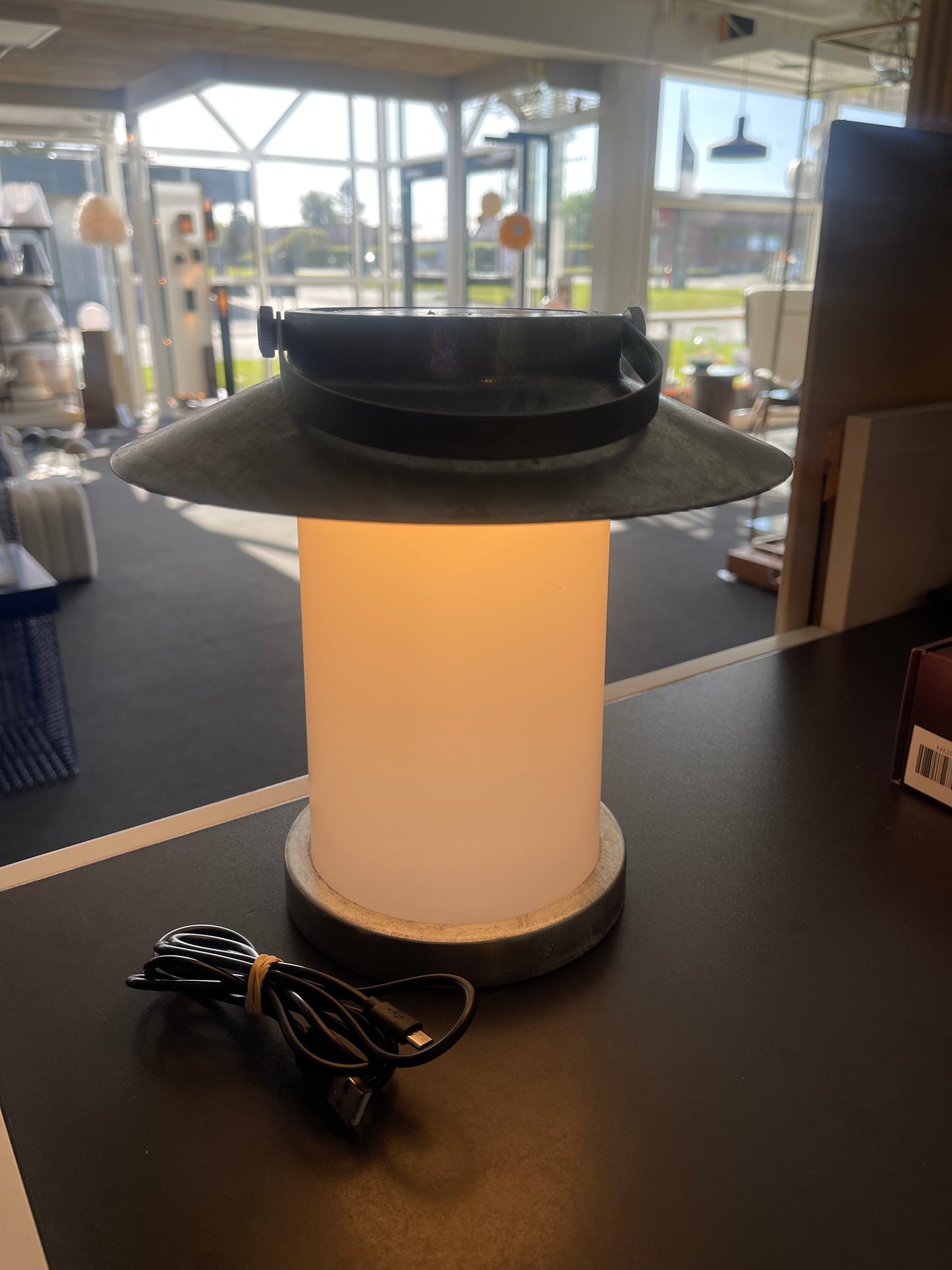 Nordlux Temple To-Go 30 To go solcellelampe - Galvaniseret stål