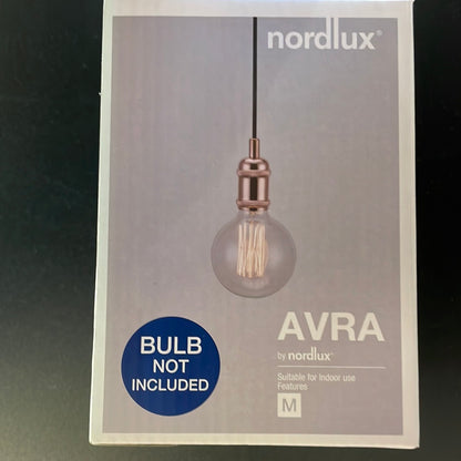 Nordlux Avra kobber pendelophæng E27