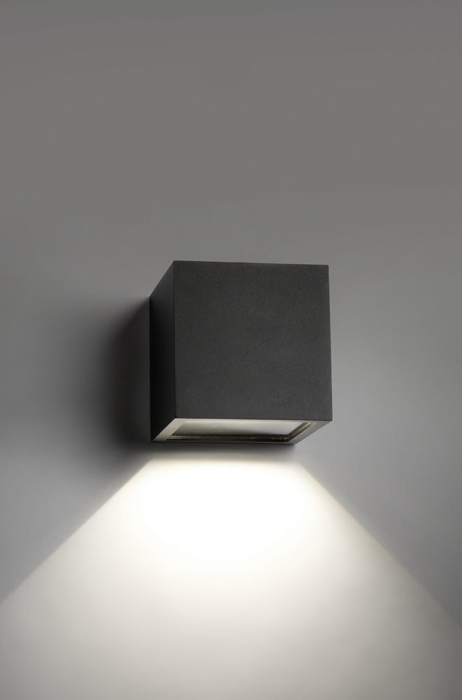 Light Point Cube Down - Væglampe - G9 - Sort