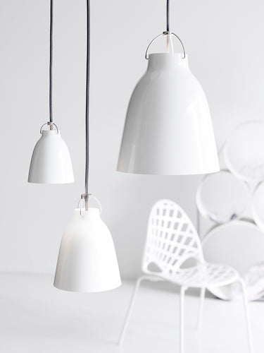 Fritz Hansen Caravaggio Pendel P2 Højglans - Hvid