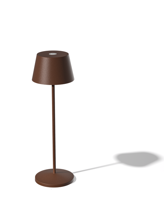 LOOM Design - MODI genopladelig bordlampe - Corten