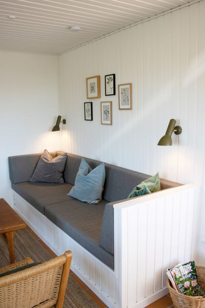 CPH Lighting Oblique væg messing - olivengrøn