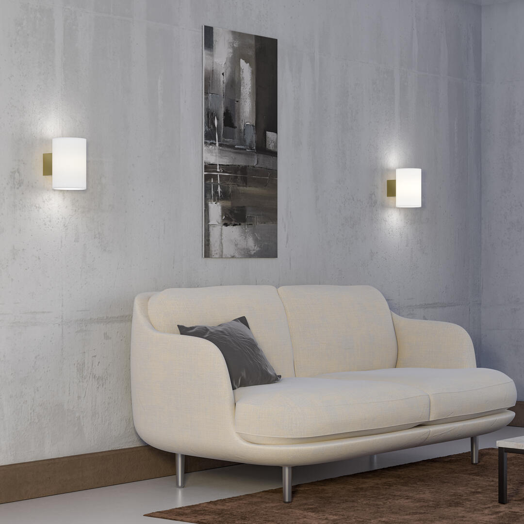 Herstal Evoke S - Hvid/Opal Glas