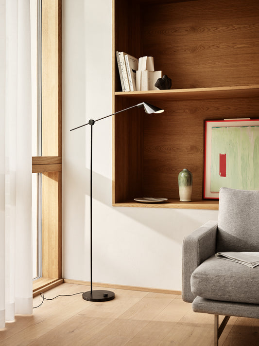 Fritz Hansen MS011 gulvlampe - Sort