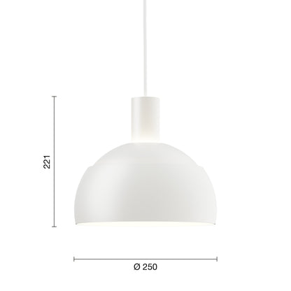 Louis Poulsen FJ Elements Pendel – White Ø250