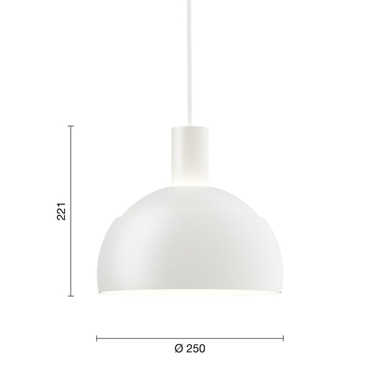 Louis Poulsen FJ Elements Pendel – White Ø250