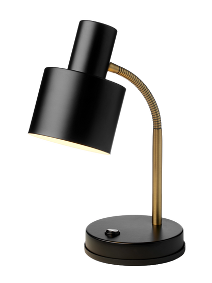 Sort bordlampe halo design vogue