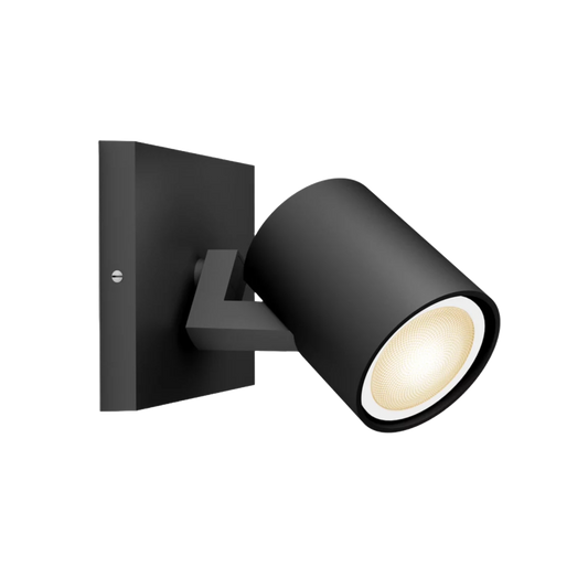 Philips Hue Runner single spot med switch - Sort