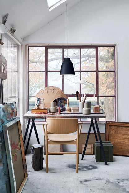 Fritz Hansen AQ01 Bordlampe + Base Hvid
