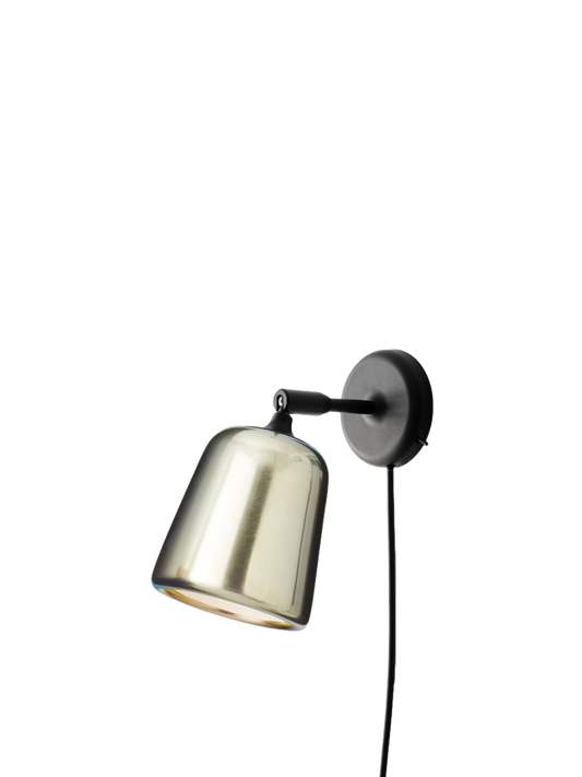 New Works Material Wall Lamp, Yellow Steel
