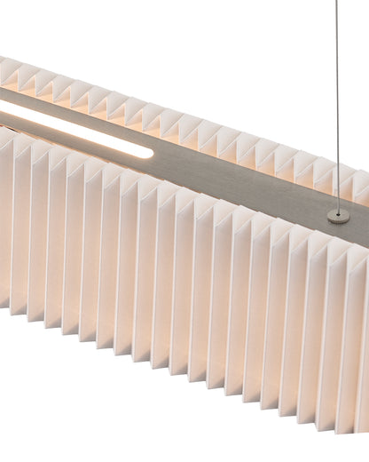 LE KLINT Long Pleat pendel – hvid standardskærm
