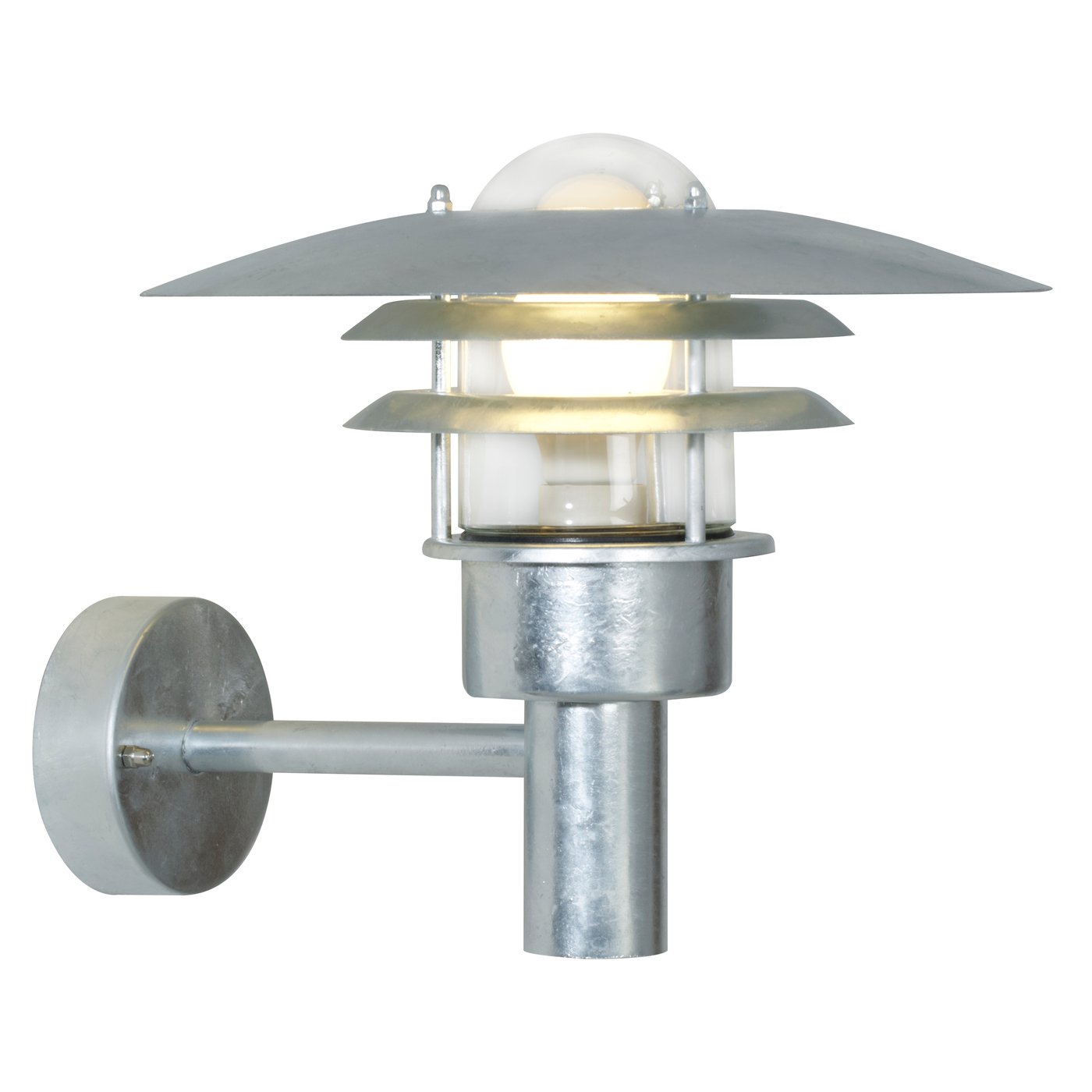 Nordlux Lønstrup 32 Væglampe - Galvaniseret stål